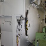 example of noise hood installation into production line