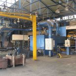 covering of production line in foundry plant